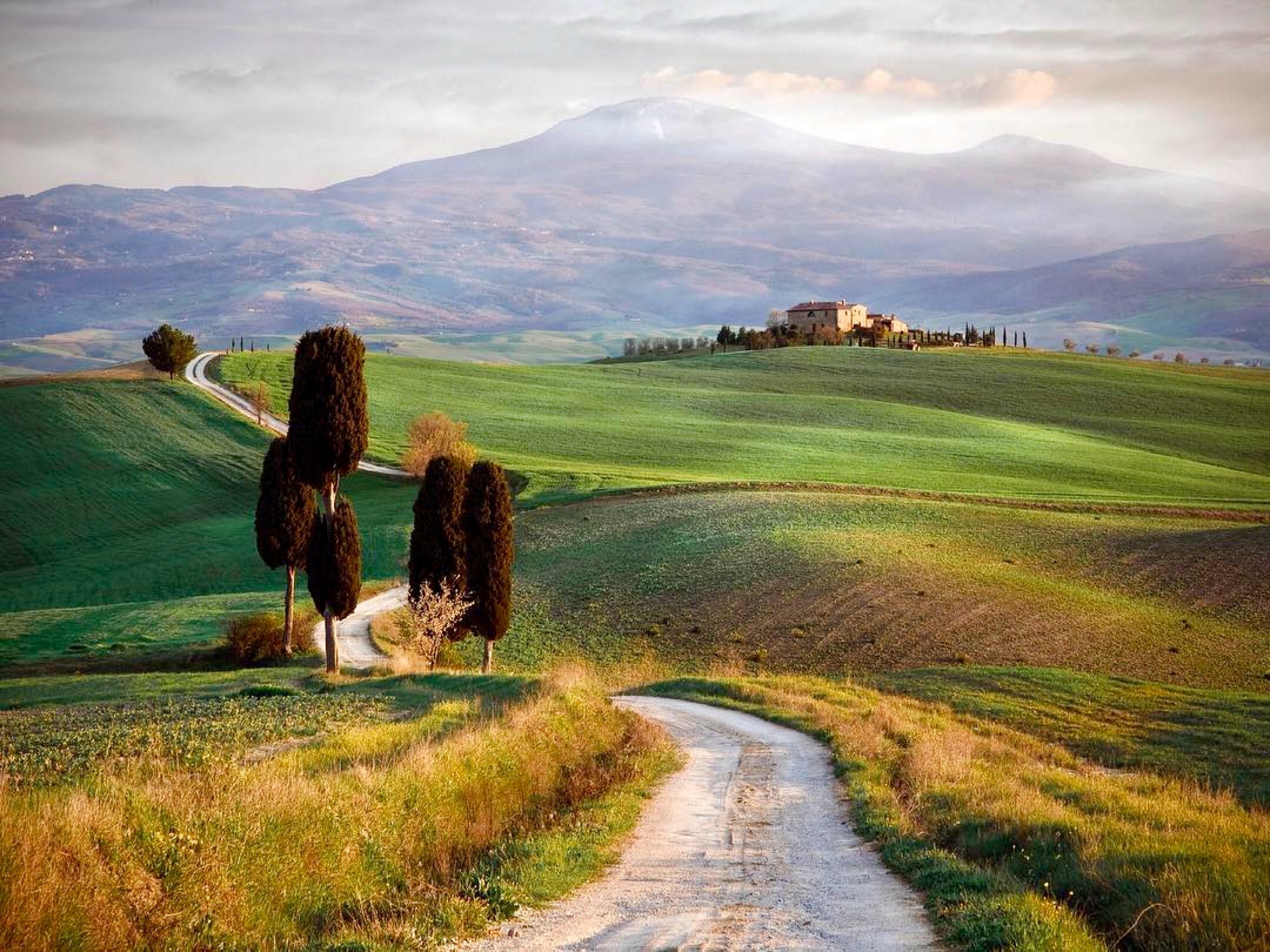 Trilha da Via Francigena na Toscana